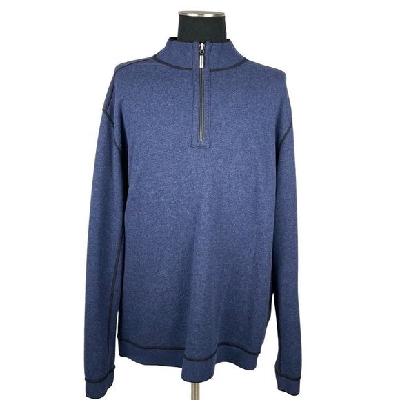 Tommy Bahama Reversible 100% Cotton Knit Sweater - Mens XL - Picture 1 of 13